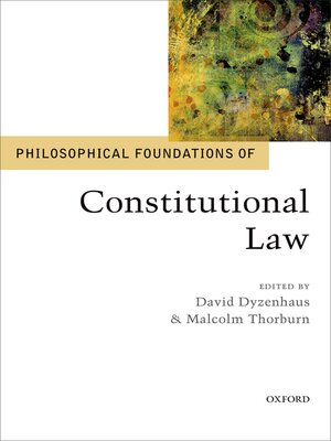 cover image of Philosophical Foundations of Constitutional Law